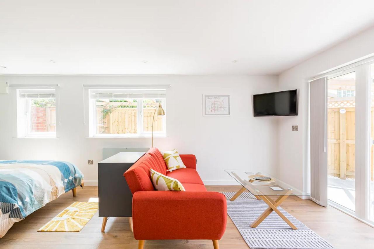 Charming Chester Studio With Private Garden & Free Parking Exteriér fotografie